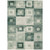 5' X 8' Green And Ivory Geometric Washable Indoor Outdoor Area Rug Transitional Style - Green, Ivory Color