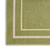 6' X 9' Green And Ivory Indoor Outdoor Area Rug - Green, Ivory