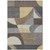 3' X 5' Brown Taupe And Wheat Geometric Washable Indoor Outdoor Area Rug
