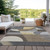 3' X 5' Brown Taupe And Wheat Geometric Washable Indoor Outdoor Area Rug