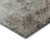 3' X 5' Denim Blue Taupe And Ivory Abstract Washable Indoor Outdoor Area Rug