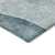 3' X 5' Teal Blue Aqua And Gray Abstract Washable Indoor Outdoor Area Rug Transitional Style - Teal Blue, Aqua, Gray Color