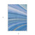 3' X 5' Denim Blue And Sky Blue Abstract Washable Indoor Outdoor Area Rug