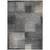 5' X 8' Charcoal Gray And Silver Abstract Washable Indoor Outdoor Area Rug - 608219315511