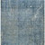 5' X 8' Blue And Ivory Abstract Washable Indoor Outdoor Area Rug