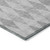 2' X 3' Gray Geometric Washable Non Skid Indoor Outdoor Area Rug Transitional Style - Gray Color