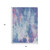 5' X 8' Blue Peach And Sky Blue Abstract Washable Indoor Outdoor Area Rug