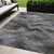 5' X 8' Taupe And Ivory Abstract Washable Indoor Outdoor Area Rug - 880016474398