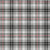 5' X 8' Black Ivory And Red Plaid Washable Indoor Outdoor Area Rug
