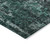 3' X 5' Teal Blue Aqua And Gray Abstract Washable Indoor Outdoor Area Rug