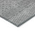 3' X 5' Gray And Silver Chevron Washable Indoor Outdoor Area Rug