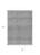 3' X 5' Gray And Silver Chevron Washable Indoor Outdoor Area Rug