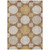3' X 5' Brown Beige And Ivory Geometric Washable Indoor Outdoor Area Rug - 608219066345