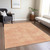 5' X 8' Peach Washable Indoor Outdoor Area Rug