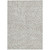5' X 8' Taupe And Beige Floral Washable Indoor Outdoor Area Rug - 608219332105