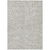 5' X 8' Taupe And Beige Floral Washable Indoor Outdoor Area Rug