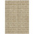 3' X 5' Gold And Beige Geometric Washable Indoor Outdoor Area Rug
