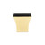 5" Gold Recycled Plastic Indoor Outdoor Square Pot Planter