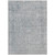 5' X 8' Silver And Beige Abstract Washable Indoor Outdoor Area Rug