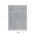 5' X 8' Silver And Beige Abstract Washable Indoor Outdoor Area Rug