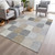 3' X 5' Beige And Gray Geometric Washable Indoor Outdoor Area Rug - Beige, Gray