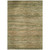 3' X 5' Fern Green And Taupe Abstract Washable Indoor Outdoor Area Rug