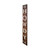 72" Brown And White Solid Wood Well Howdy Porch Sign