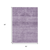 5' X 8' Plum And Purple Medallion Washable Indoor Outdoor Area Rug
