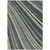 5' X 8' Black Gray And Ivory Striped Washable Indoor Outdoor Area Rug - Black, Gray, Ivory
