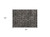 2' X 3' Gray and Black Floral Medallion Washable Non Skid Indoor Outdoor Area Rug