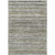 3' X 5' Pewter Striped Washable Indoor Outdoor Area Rug