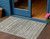 3' X 5' Pewter Striped Washable Indoor Outdoor Area Rug