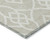 3' X 5' Beige And Ivory Trellis Washable Indoor Outdoor Area Rug