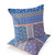Set of Two 18" Blue Botanical Indoor Outdoor Throw Pillow Cover and Insert - 606114911968