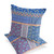 Set of Two 18" Blue Botanical Indoor Outdoor Throw Pillow Cover and Insert - 606114911968