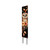 42" White And Brown Floral Bouquet Solid Wood Birds Garden Stake