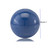 3" Blue Aluminum Decorative Orb Tabletop Sculpture