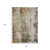 3' X 5' Olive Green And Ivory Abstract Washable Indoor Outdoor Area Rug - Olive Green, Ivory