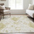 3' X 5' Beige Tan And Ivory Moroccan Washable Indoor Outdoor Area Rug