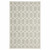 5' X 7' Gray And Ivory Geometric Stain Resistant Indoor Outdoor Area Rug