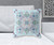 20" x 20" Light Blue Blown Seam Paisley Indoor Outdoor Throw Pillow
