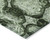 5' X 8' Artichoke Green And Emerald Abstract Washable Indoor Outdoor Area Rug