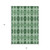 3' X 5' Emerald And Green Moroccan Washable Indoor Outdoor Area Rug