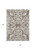 3' X 5' Taupe And Ivory Damask Washable Indoor Outdoor Area Rug