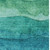 3' X 5' Teal Blue And Green Abstract Washable Indoor Outdoor Area Rug