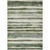 3' X 5' Sage And Beige Striped Washable Indoor Outdoor Area Rug