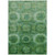 5' X 8' Emerald And Green Medallion Washable Indoor Outdoor Area Rug