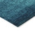 5' X 8' Teal Blue And Green Abstract Washable Indoor Outdoor Area Rug