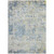 3' X 5' Blue Gray And Green Abstract Washable Indoor Outdoor Area Rug