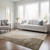 5' X 8' Brown And Taupe Abstract Washable Indoor Outdoor Area Rug